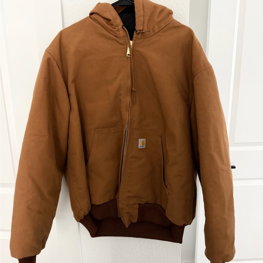 Carhartt Men's Tan Hooded Jacket